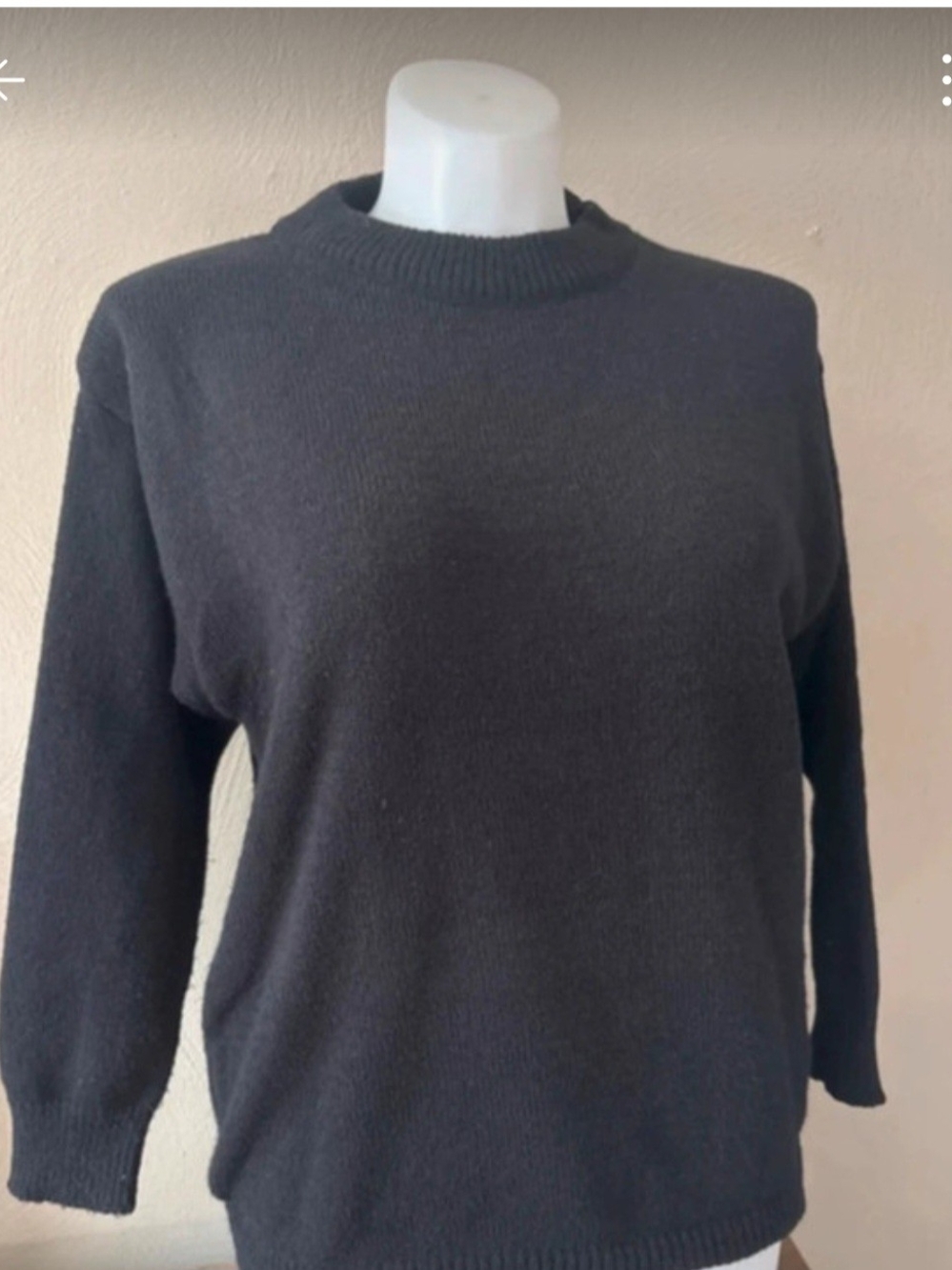 Black Crew Neck Sweater